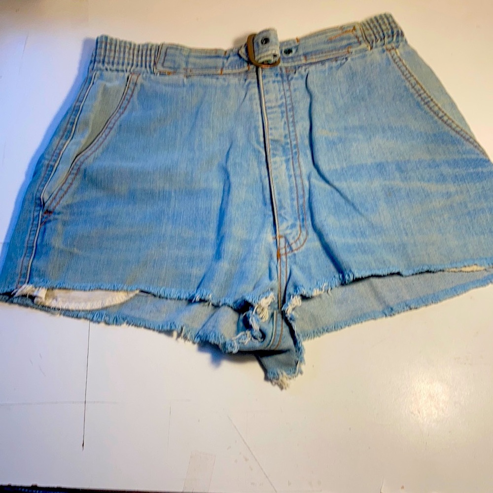 Super sports at Alexander’s vintage denim cut off shorts. Size 4